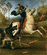 St George Fighting the Dragon Raffaello